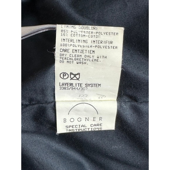 Bogner Men's Pullover Anorak Ski Jacket Green Black Festival sz L (15566) - Picture 11 of 12